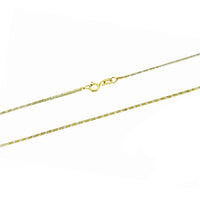 Gold Vermeil Two Tone DC Snake Chain