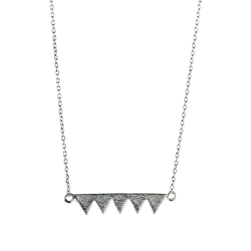 Five Triangle Necklace