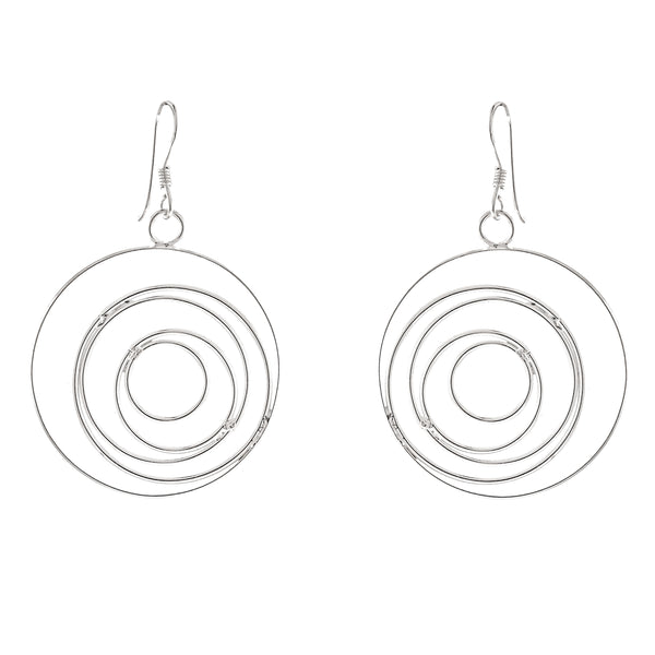 Wire Spiral Earrings