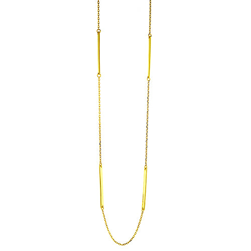 Gold Multi Bar Necklace