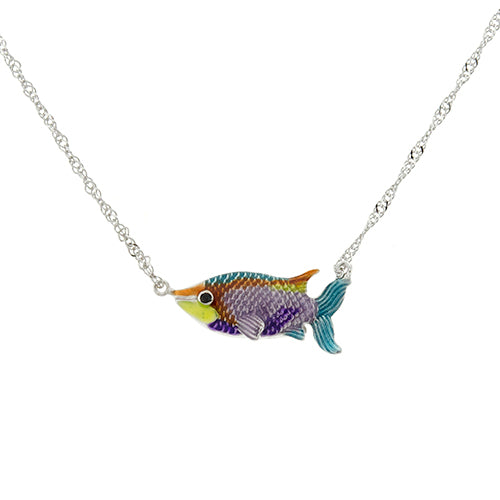 Multicolor Fish Necklace