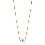 Freshwater Pearl on Gold Chain
