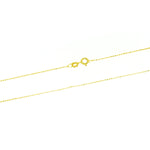 Gold Vermeil 1mm DC Bead 100 Chain