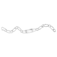 8mm Figaro ID Bracelet