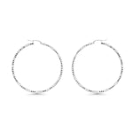 3mm Diamond Cut Hoops