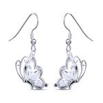 CZ Butterfly Earrings