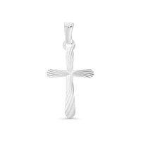 DC Rounded Edge Cross Pendant