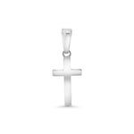 Open Mini Round Cross Charm