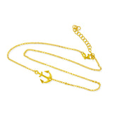 Sideways Anchor Necklace