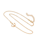 Sideways Anchor Necklace