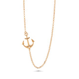 Sideways Anchor Necklace