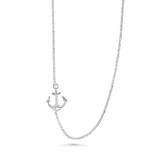 Sideways Anchor Necklace