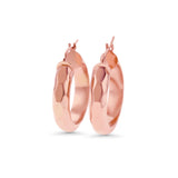 Hammered Round Hoops