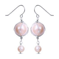 Pearl Wire Earrings