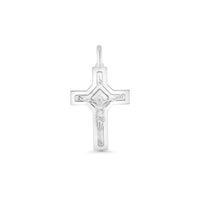 Large Satin Crucifix Pendant