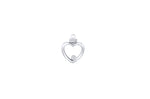 Heart with CZ Pendant