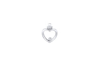 Heart with CZ Pendant