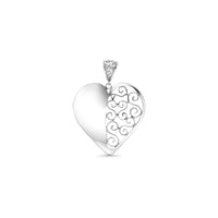 Large Filigree Heart Pendant