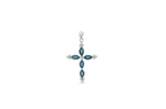 Pearl and Opal Cross Pendant