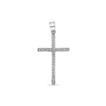 Micro Pave CZ Cross Pendant