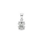 Square CZ Pendant