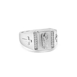 Men's Square St Jude Signet Ring