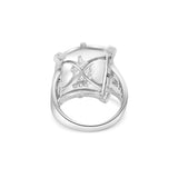 Mens Square CZ St. Jude Ring