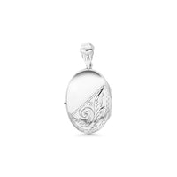 Oval Half Design Locket Pendant