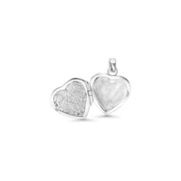 Etched Design Heart Locket