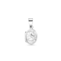 Mini Puffed Design Oval Locket