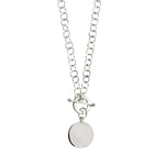Round Link Toggle Necklace