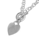 Heart Toggle Link Necklace