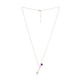 Howlite and Sugilite Necklace