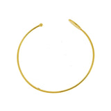 Gold Disc and Bead Bangle