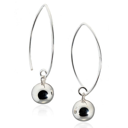 Ball Long Fish Hook Earrings – Kristie Co