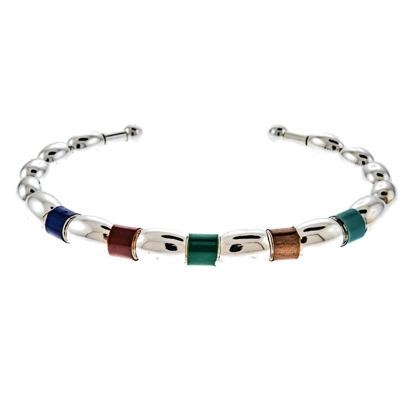 Italian Multicolor Cuff Bracelet