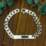 8mm Design Curb ID Bracelet