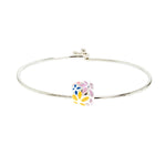 Baby Multicolor Flower Bead Bracelet