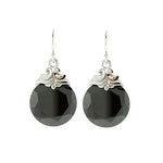 Black Onyx Crystal Earrings