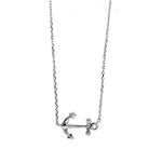 Sideways Anchor Necklace