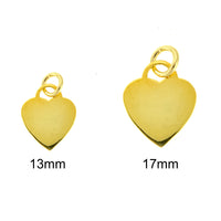Gold Vermeil Heart Pendant