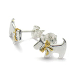 Gold Vermeil Scotty Dog Earrings