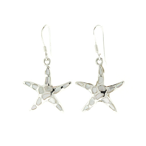 Mother of Pearl Starfish Earrings
