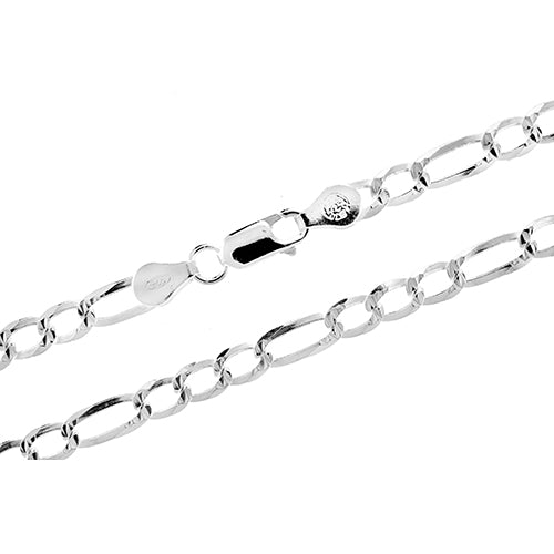 5mm Figaro Pave 150 Chain