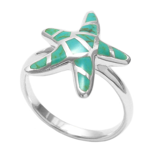 Turquoise Starfish Ring