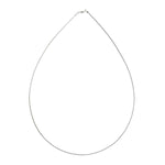 1.25mm Round Omega Necklace