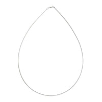1.25mm Round Omega Necklace