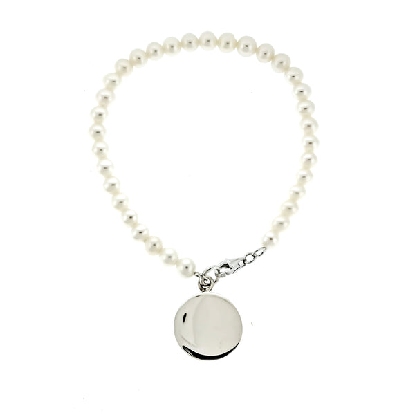 5mm Pearl Monogram Bracelet