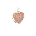 Pink Heart Mom Locket