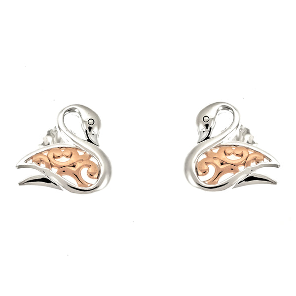 Buy 22Kt Elegant Swan Gold Studs For Women 81VH4191 Online from Vaibhav  Jewellers